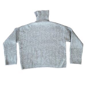 H&M Turtleneck Sweater Ribbed Wool Blend Medium NWT